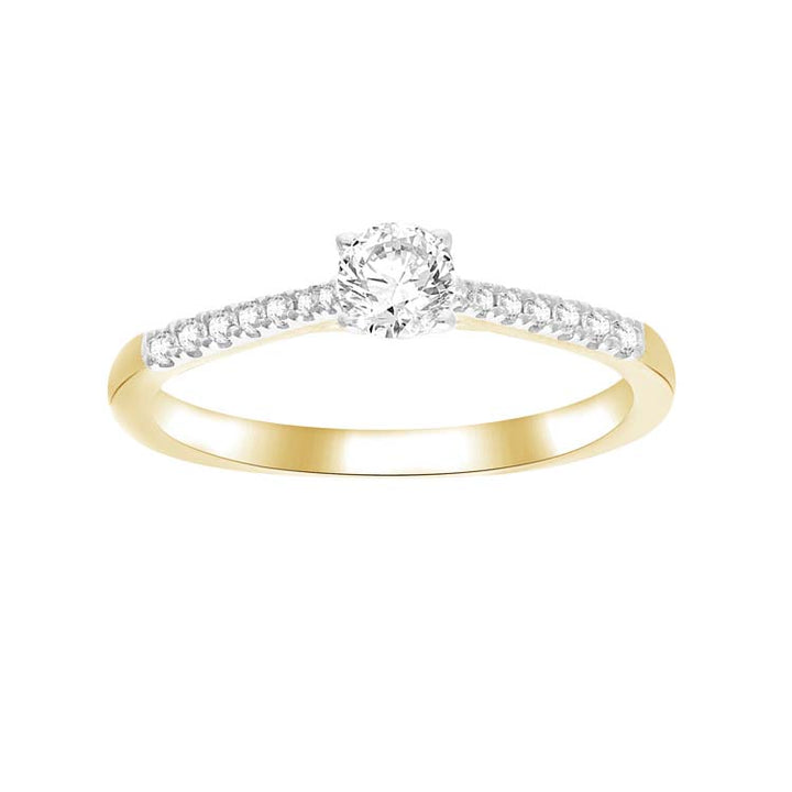 0.33ct Diamond Ring in 9K Yellow Gold