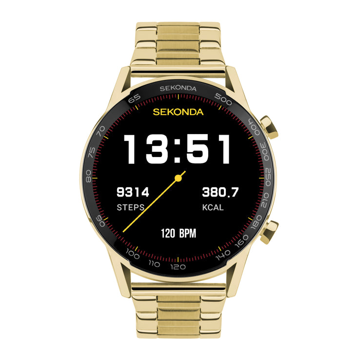 Sekonda Smart Active+ LCD Gold Watch - SK30227