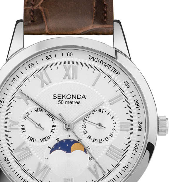 Sekonda Armstrong Moonphase 40mm Watch | The Jewellery Boutique