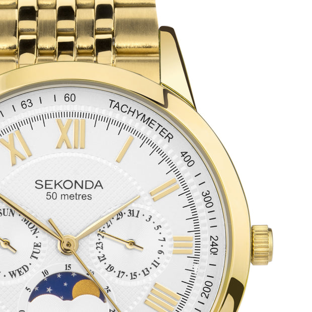 Sekonda Armstrong Moonphase 40mm Watch | The Jewellery Boutique