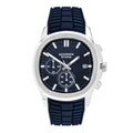 Mens Octaire Blue Dial Blue Rubber 40mm Watch