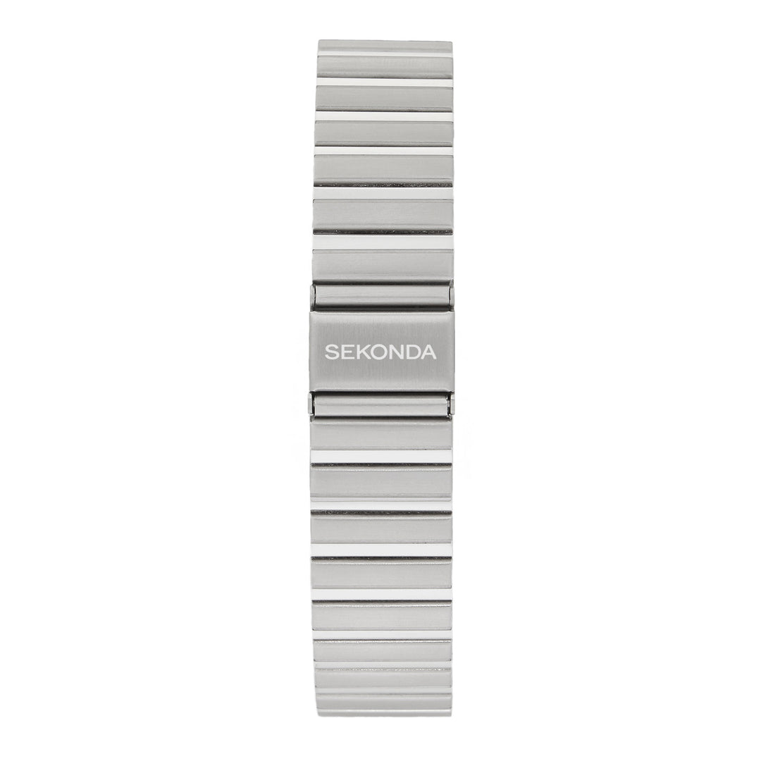 Sekonda Rene White Dial 39mm Mens Watch Silver