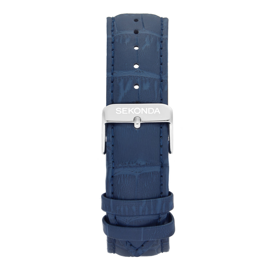 Sekonda Rene White Dial 39mm Mens Watch Blue