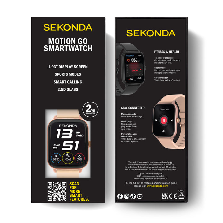 Sekonda Motion Go LCD Display 37mm Unisex Watch Pink