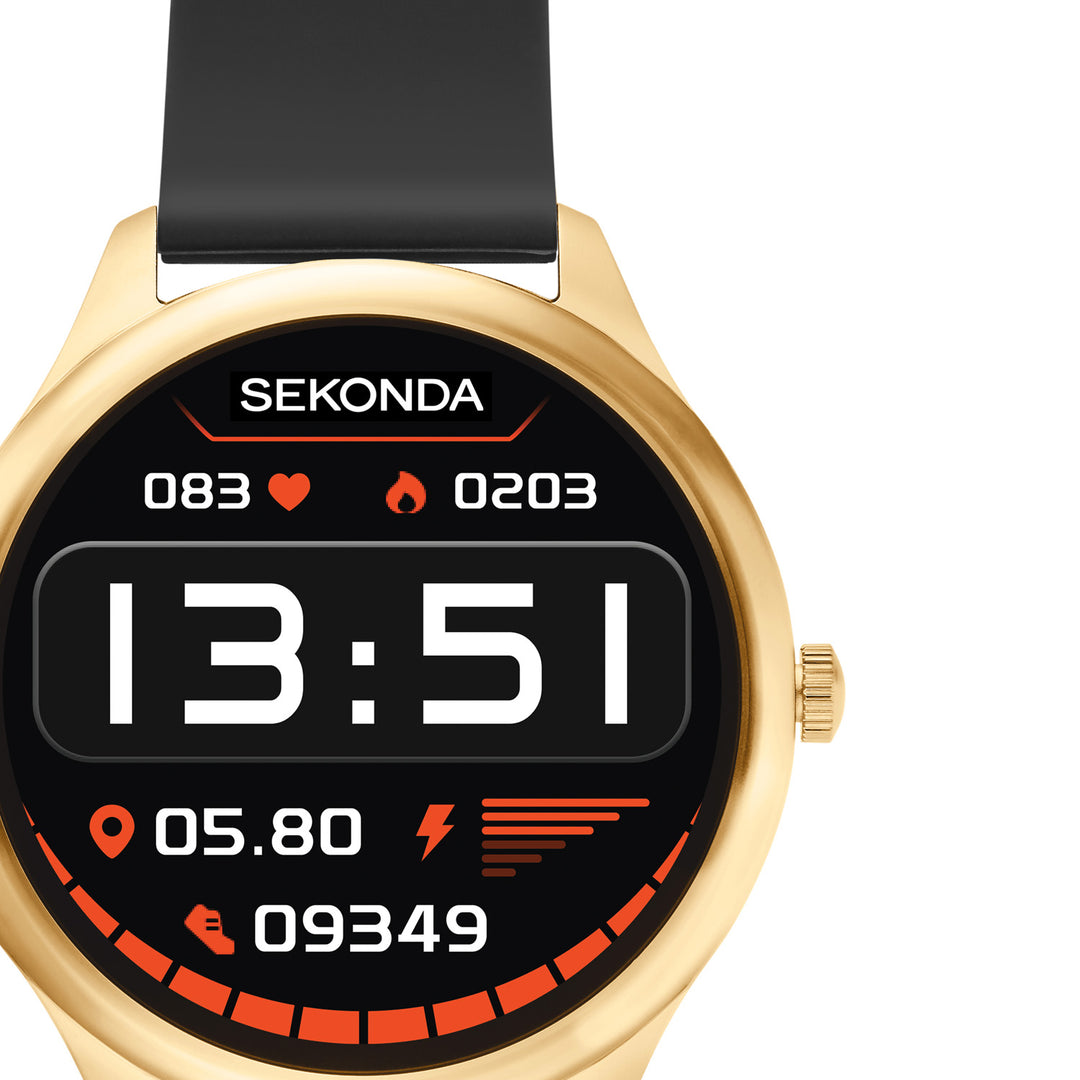 Sekonda Active X LCD Display 43mm Unisex Watch Black