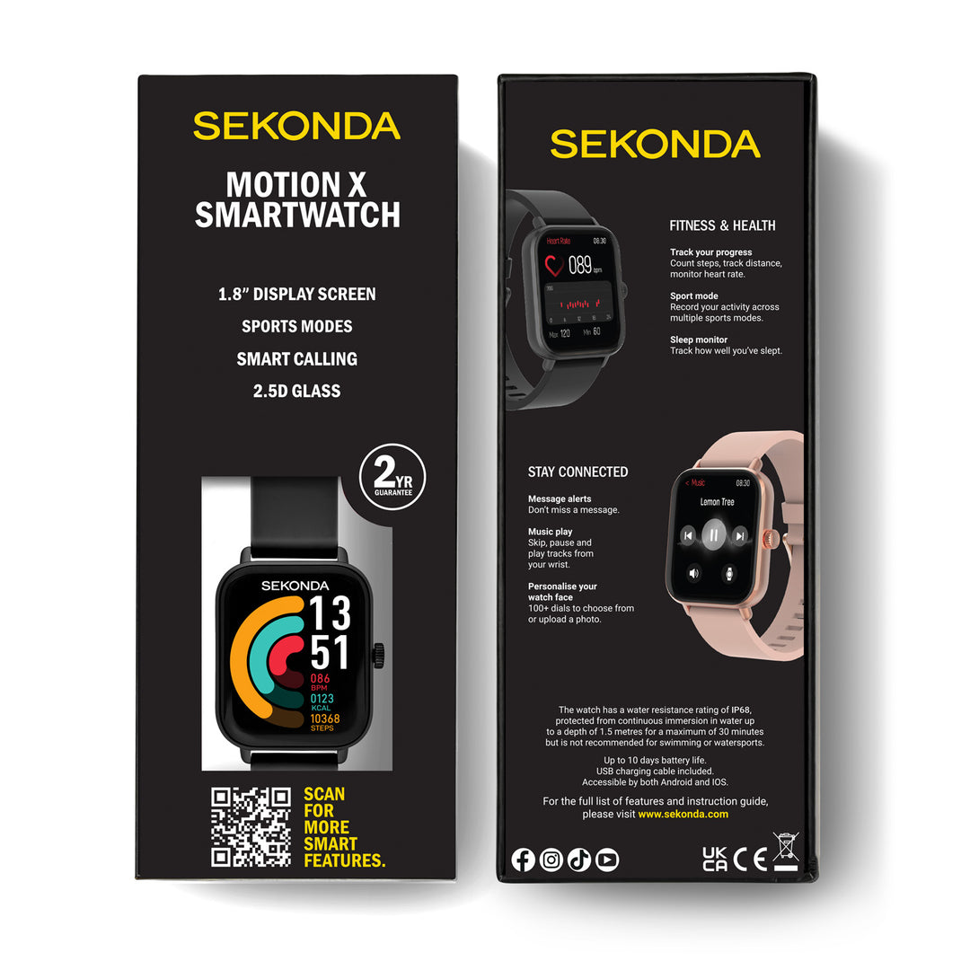 Sekonda Motion X LCD Display 36mm Unisex Watch Black