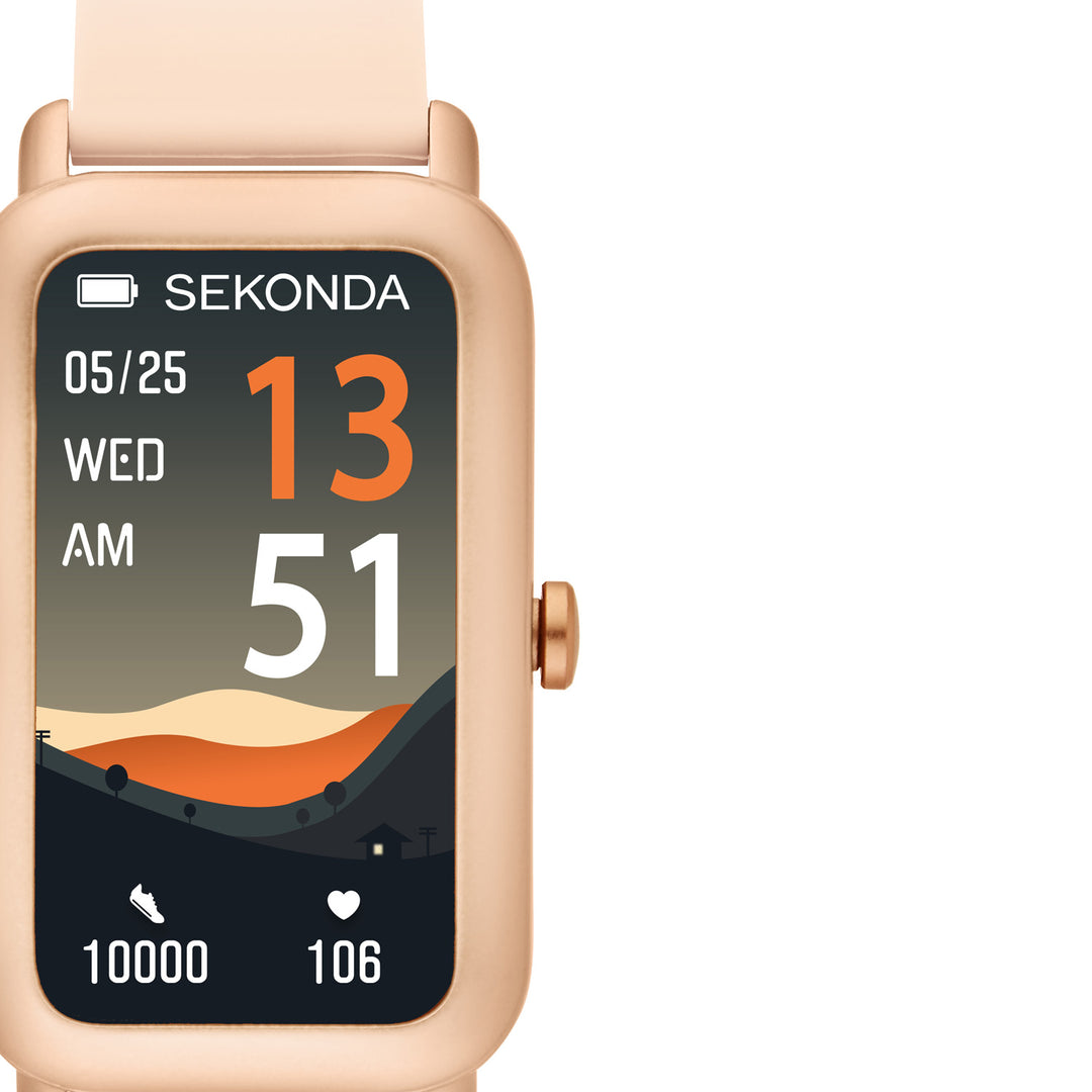 Sekonda Track X LCD Display 26mm Unisex Watch Pink