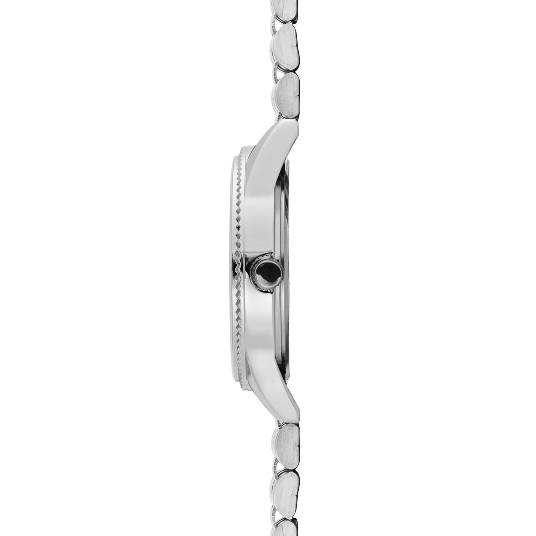Sekonda Mens King Turquoise Dial Silver Stainless Steel 40mm Watch