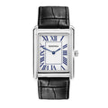 Sekonda Mens Clement Grand White Dial Black Leather 32x43mm Watch