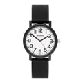 Sekonda Unisex Nova White Dial Black Silicone 40mm Watch
