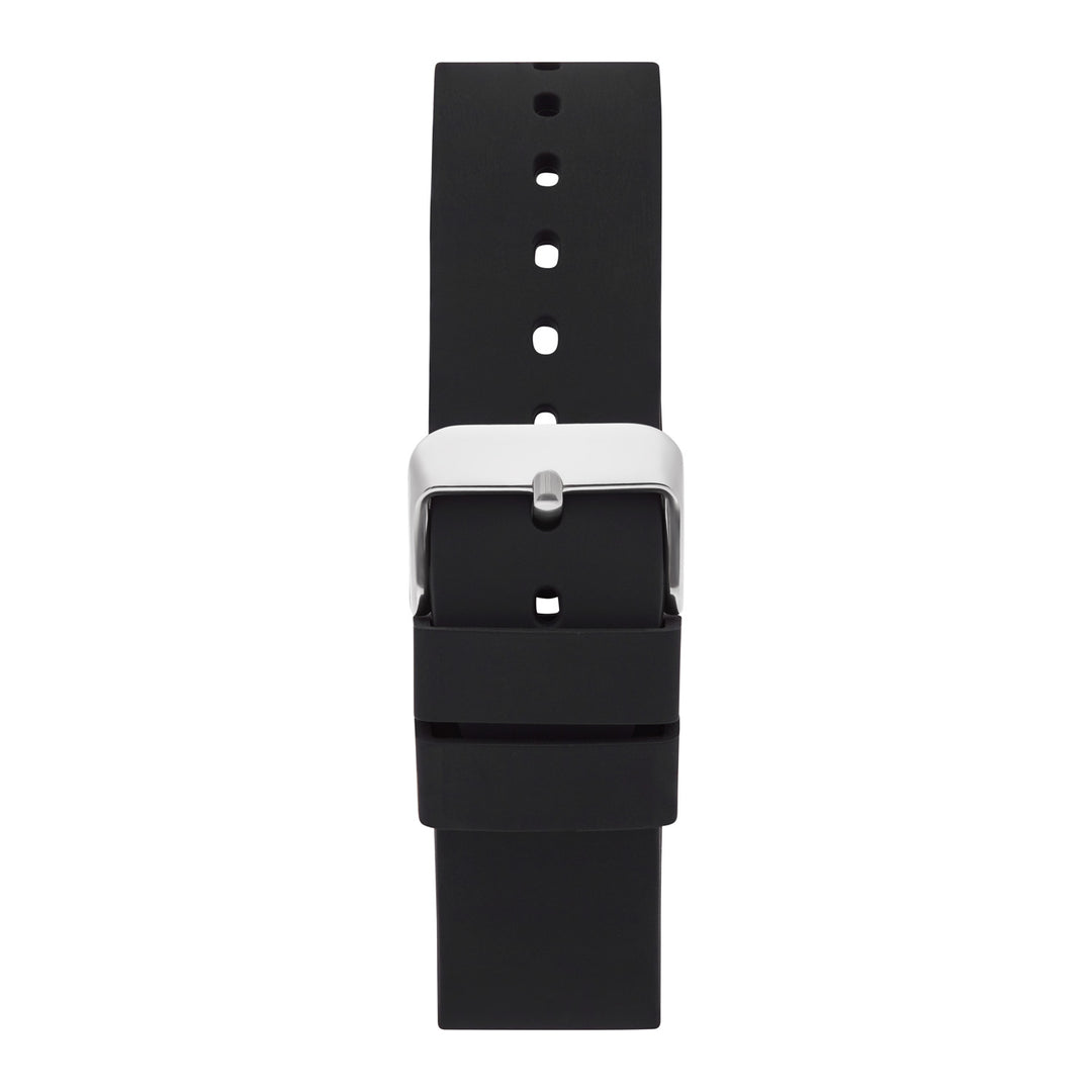 Sekonda Unisex Nova White Dial Black Silicone 40mm Watch