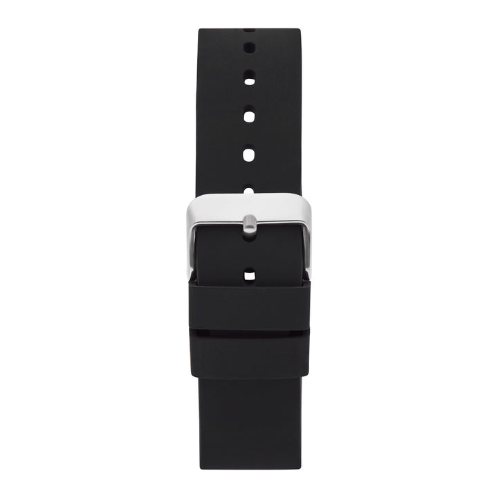 Sekonda Unisex Nova White Dial Black Silicone 40mm Watch