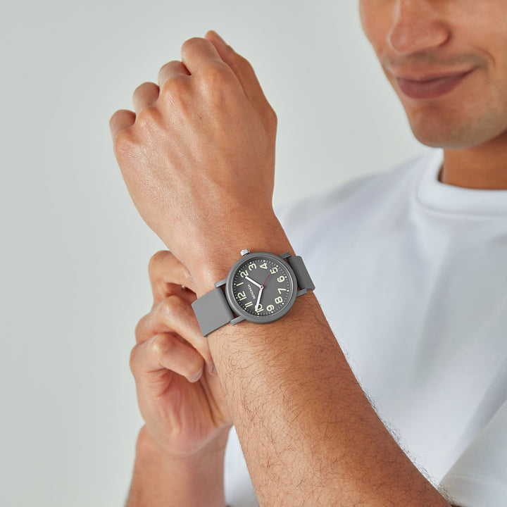 Sekonda Unisex Nova Grey Dial Grey Silicone 40mm Watch