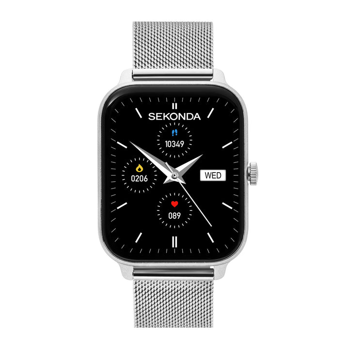 Sekonda Unisex Smart Motion Lux Silver 37mm Watch