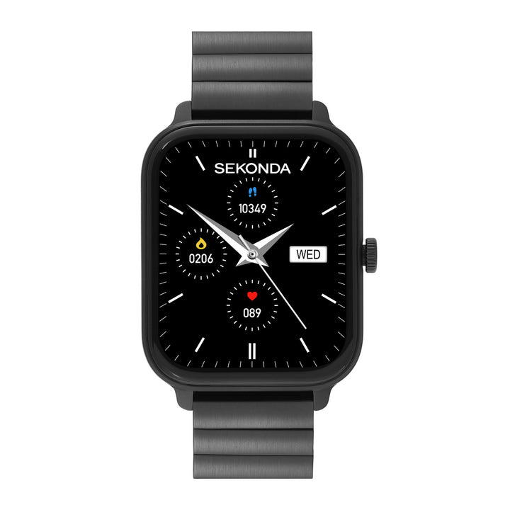Sekonda Unisex Smart Motion Lux Black Bracelet 37mm Watch