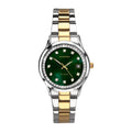 Womens Catherine Green Dial Two-Tone Bracelet 27mm Watch