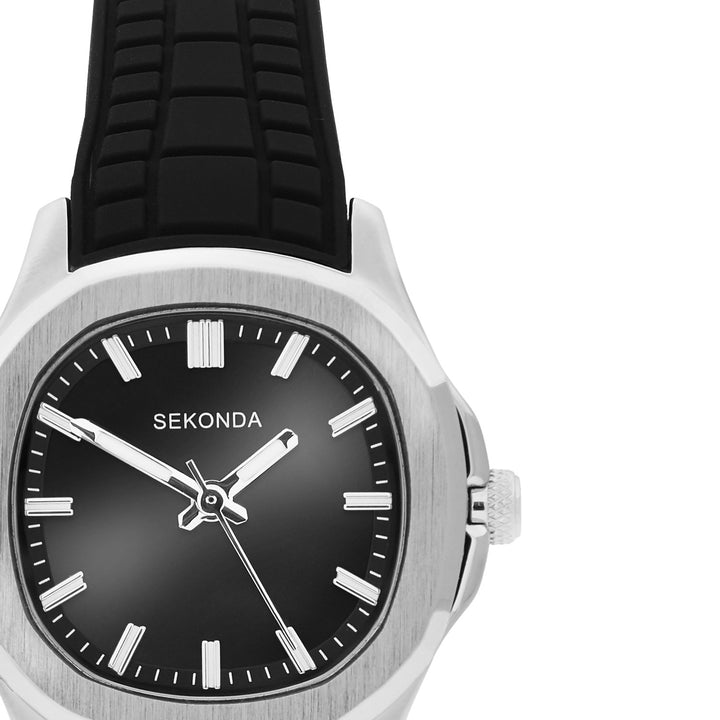 Sekonda Octaire Black Dial 30mm Womens Watch Black