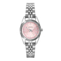 Francis Pink Dial 26mm Womens Watch Silver
