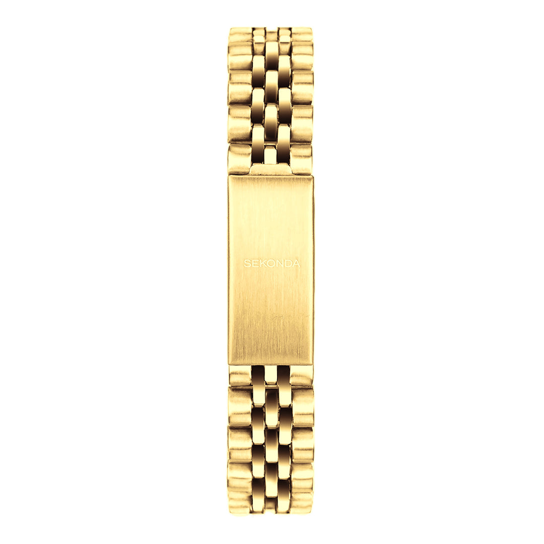 Sekonda Francis Silver White Dial 26mm Womens Watch Gold
