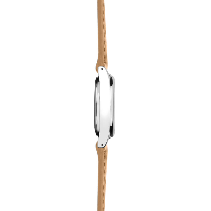 Sekonda Evans White Dial 25mm Womens Watch Tan