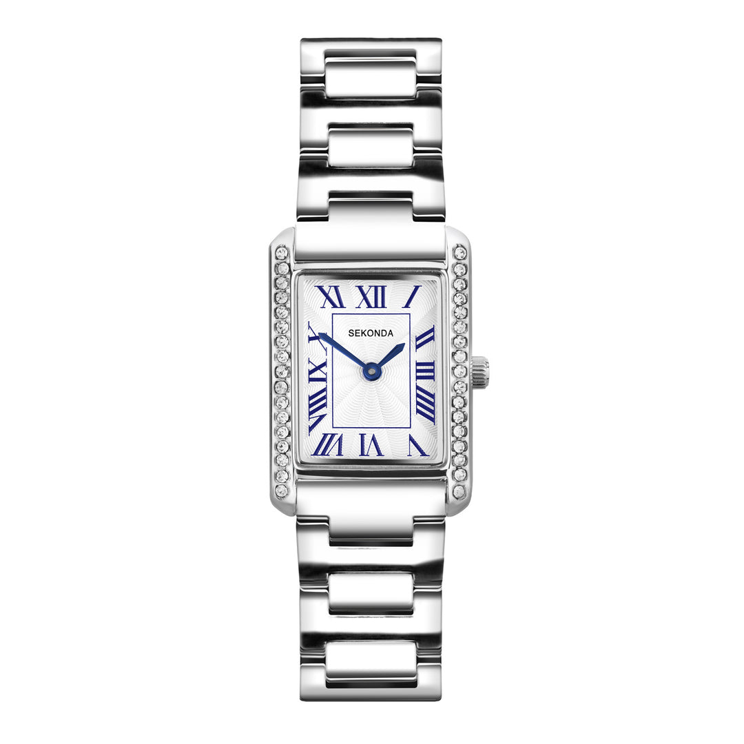 Sekonda Colette White Dial 22mm Womens Watch Silver