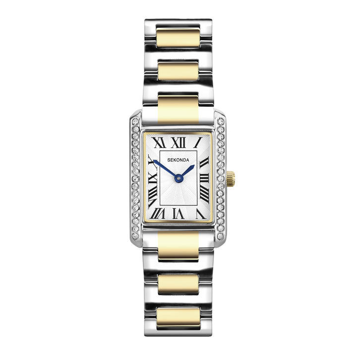 Sekonda Colette White Dial 22mm Womens Watch Two Tone