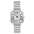 Rene White Dial 29mm Womens Watch Silver