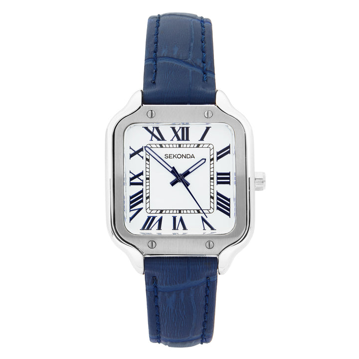 Sekonda Rene White Dial 29mm Womens Watch Blue