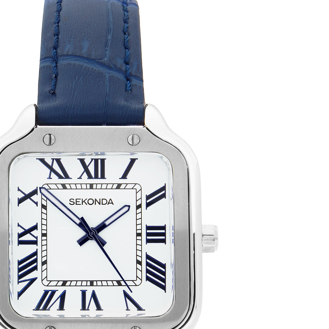 Sekonda Rene White Dial 29mm Womens Watch Blue