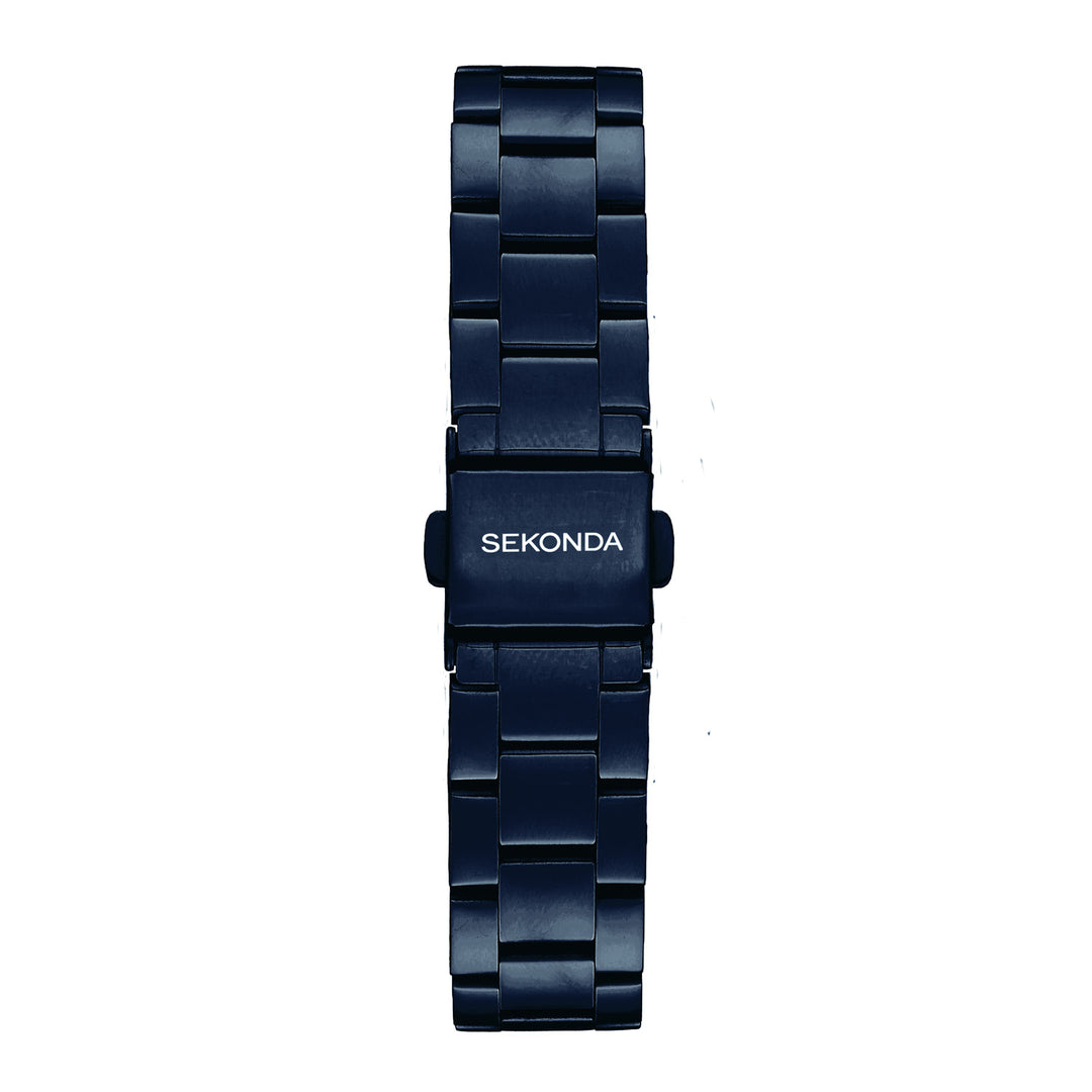 Sekonda Womens Margot Navy Dial Navy Stainless Steel 34mm Watch