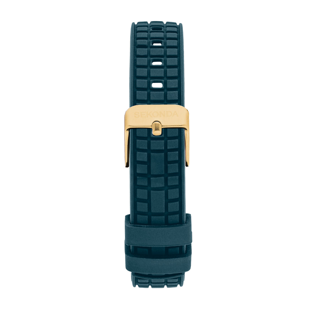 Sekonda Womens Octaire Teal Dial Teal Silicone 30mm Watch