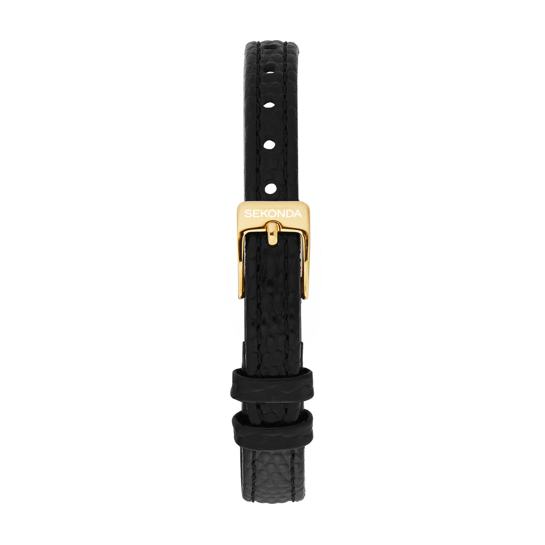 Sekonda Bellamy Crystal White Dial 23mm Womens Watch Gift Set Black