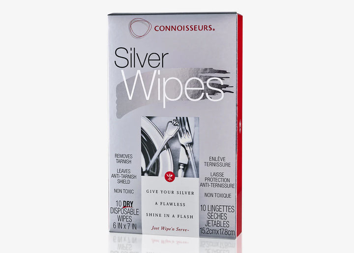 Connoisseurs 10 Dry Silver Wipes
