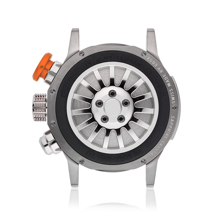 Edox Chronorally Automatic Orange