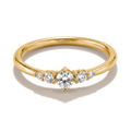 Ring with zirconia stones