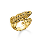 THOMAS SABO Gold Crocodile Ring
