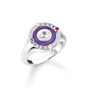 THOMAS SABO Cosmic Luck Signet Ring with Colourful Stones