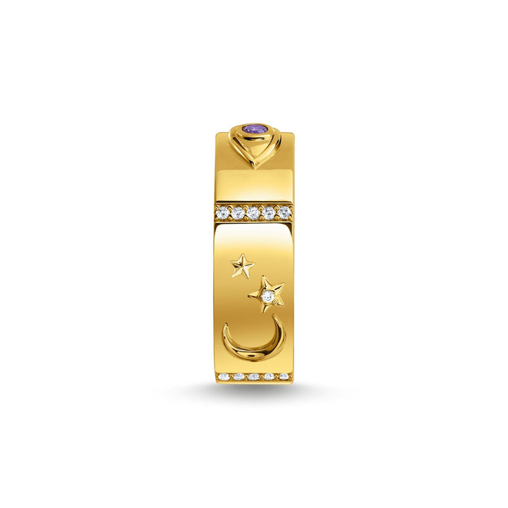 THOMAS SABO Cosmic Talisman Ring with Colourful Stones