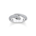 Snake ring with white zirconia | The Jewellery Boutique