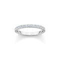 Ring in delicate design with white zirconia | The Jewellery Boutique