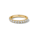 Eternity ring with zirconia