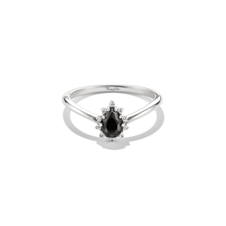 THOMAS SABO Ring Black Drop Zirconia True Romance