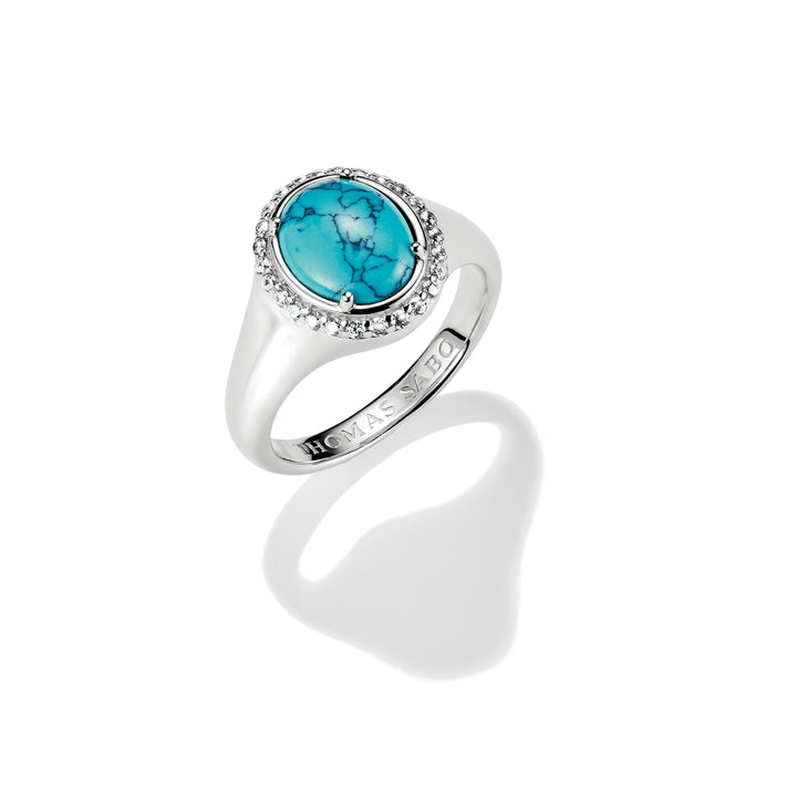 Round Turquoise Ring | THOMAS SABO Australia