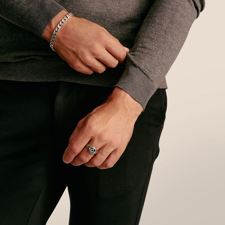 Textured Eye Rebel Ring