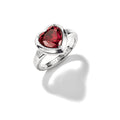THOMAS SABO Ring with Red Heart Zirconia Stone Silver