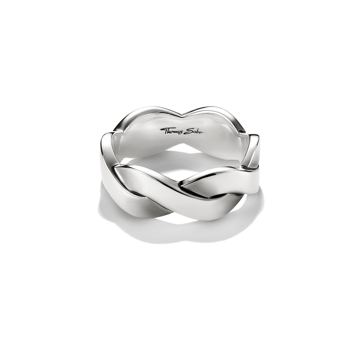 THOMAS SABO Band Ring with Braided Structure