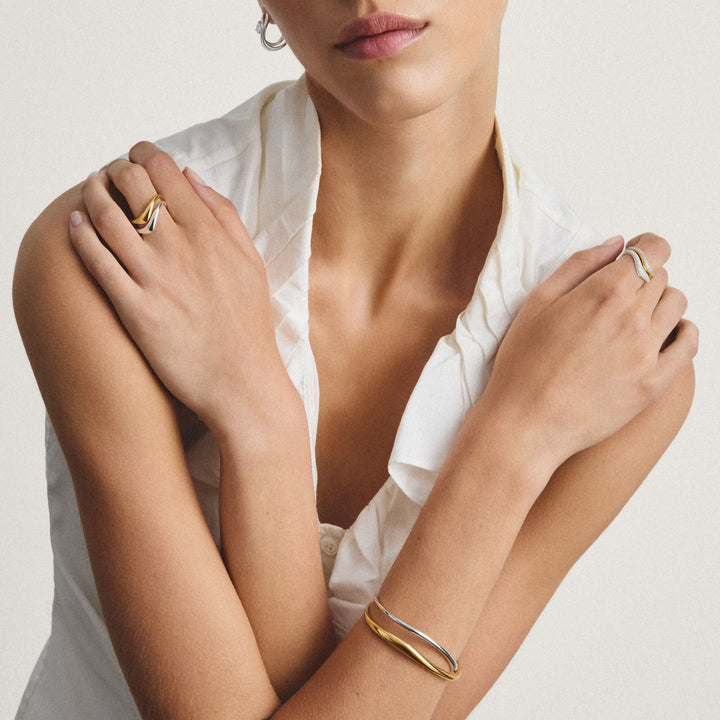 Ring in wave shape | THOMAS SABO Australia