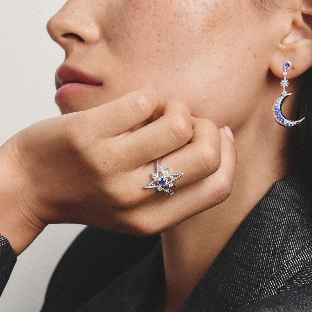 Ring star with blue stones | Jewellery Boutique Australia