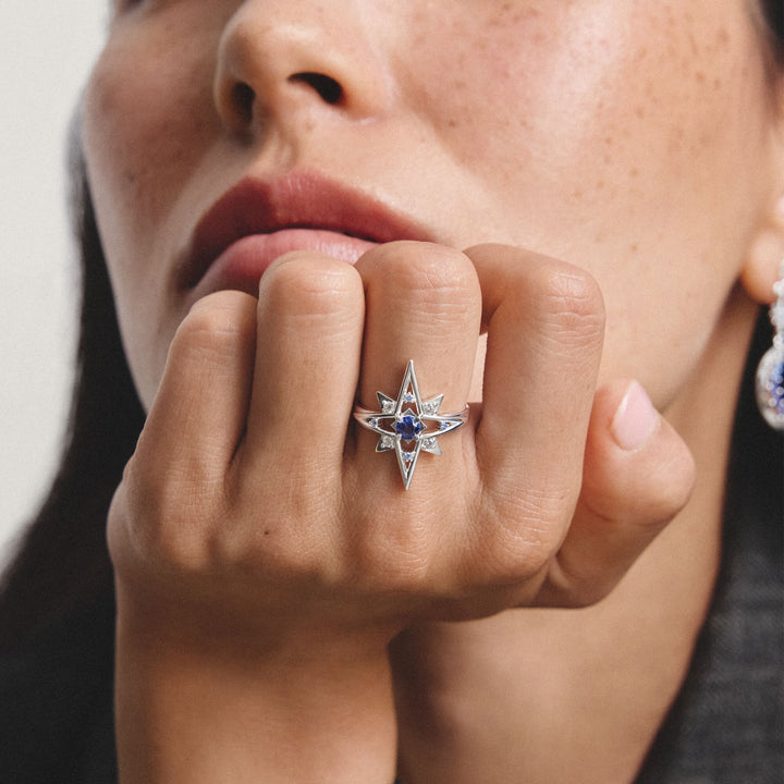 Ring star with blue stones | Jewellery Boutique Australia