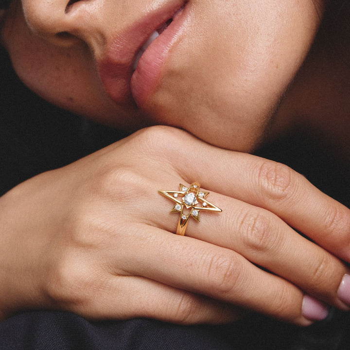 Ring star with zirconia | Jewellery Boutique Australia